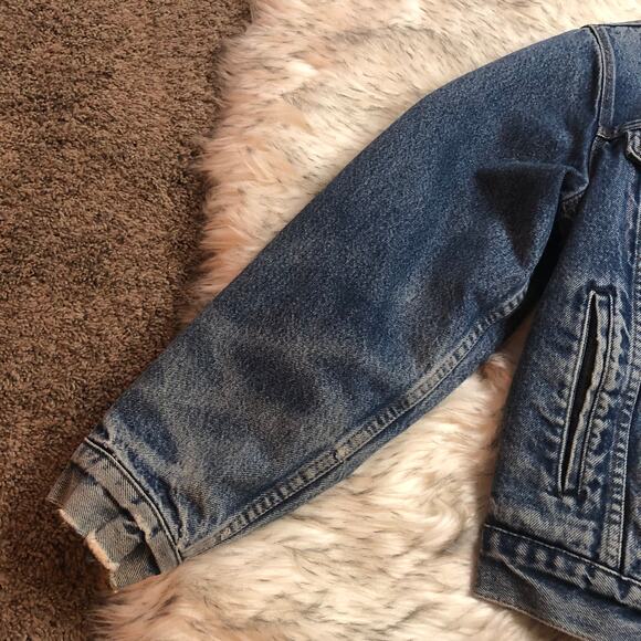 Vintage 80s Levi's Mens Blue Denim Jean Trucker Jacket 70506 Made In The USA - Picture 6 of 16